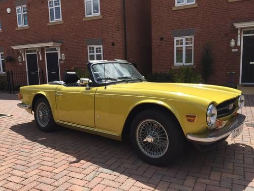 1975 Triumph TR6 O/D Lovely Restored Example For Sale by Auction