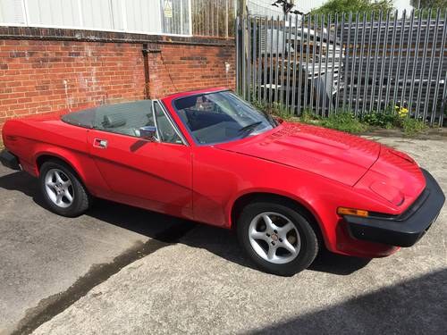 1981 Triumph TR7 V8 Convertible 1000 miles since done For Sale by Auction