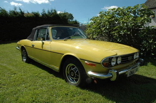 1973 Triumph Stag 3.0 Manual in Mimosa SOLD
