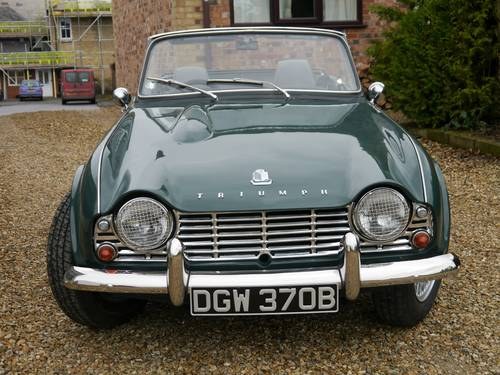 Triumph TR4 1964 (overdrive) Racing Green SOLD