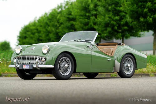 1958 Perfectly restored Triumph TR3A with Overdrive For Sale