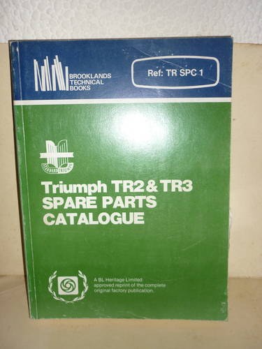 1960 Triumph TR4 Parts catalogue SOLD