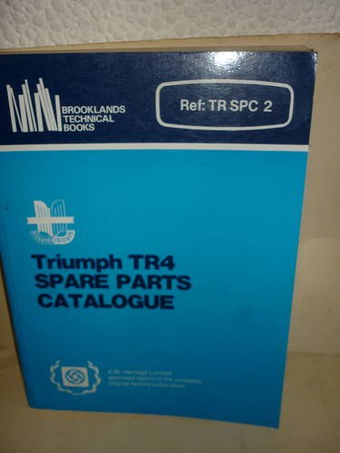 1960 Tr2/3 Spare Parts catalogue SOLD