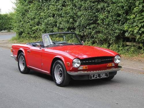 1972 Triumph TR6 PI 150BHP VERKAUFT