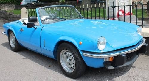 1978 Triumph Spitfire 1500 With Overdrive 57,000 Miles  SOLD