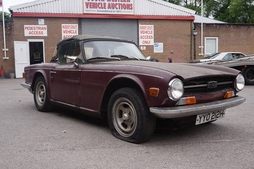 Triumph TR6 1970 - To be auctioned 28-07-17 For Sale by Auction
