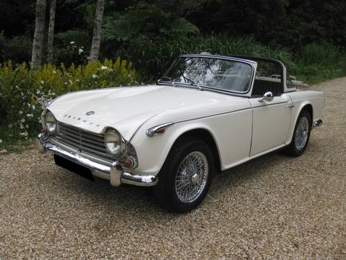 1967 TR4a IRS Surrey Top SOLD