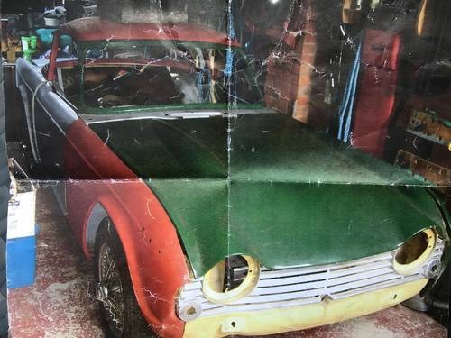 Triumph TR4A 1965 Project with Surrey Top For Sale