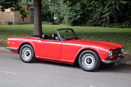 1973 Triumph TR6 - UK RHD - Numbers matching heritage cert For Sale