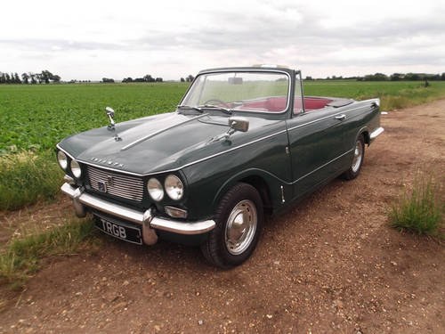 TRIUMPH VITESSE 1967 CONVERTIBLE 2LTR MKI SOLD