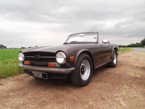 1972 TR6 GENUINE UK CAR WITH OVERDRIVE SOLD