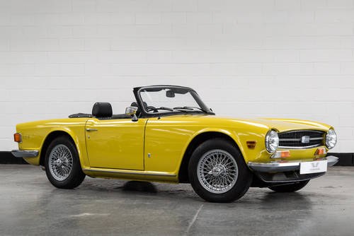 1975 Triumph TR6 Over Drive Roadster with Factory Hard Top For Sale
