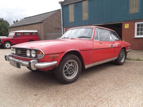 1976 TRIUMPH STAG PROJECT FOR SALE SOLD