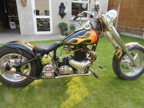 1965 Bobber Triumph Hardtale with BSA A10 650cc Engine SOLD