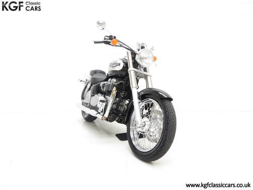 2002 A Truly Pristine Triumph Bonneville America with One Owner SOLD