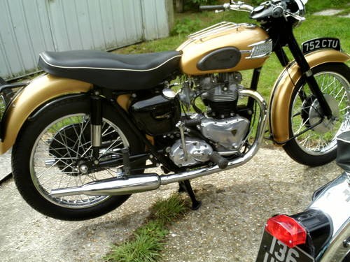 1958 TRIUMPH 6T 650CC VERKAUFT