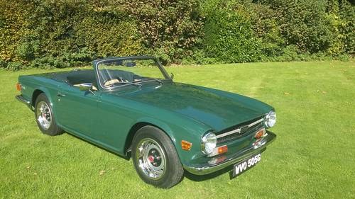 1969 Beautiful early TR6  SOLD