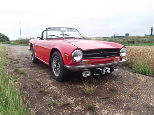 TR6 1970 150 BHP CAR WITH OVERDRIVE In vendita