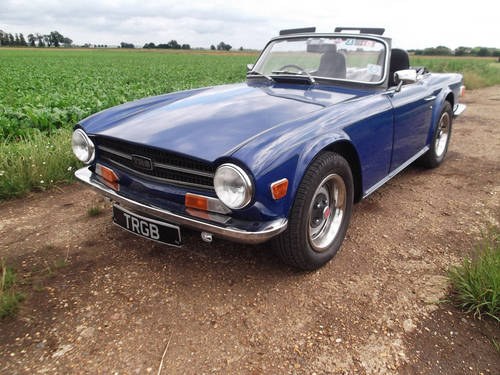 TR6 1972 150BHP WITH OVERDRIVE. SOLD