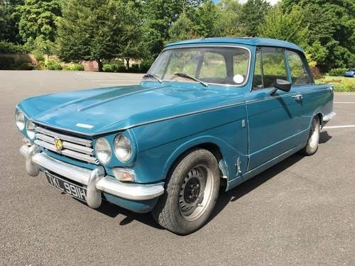 AUGUST AUCTION. 1970 Triumph Vitesse 2 litre For Sale by Auction