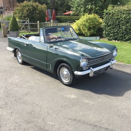 1970 Lovely Herald convertible 50,000 miles verified . For Sale