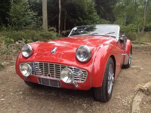 1960 TR3A full body off LHD For Sale