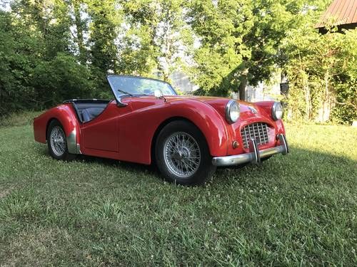 1956 Triumph TR3 Overdrive Small Mouth Very Presentable- SOLD