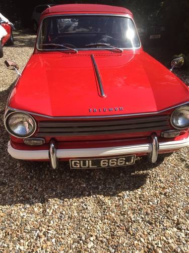1971 Triumph Herald 13/60 convertible REDUCED  SOLD