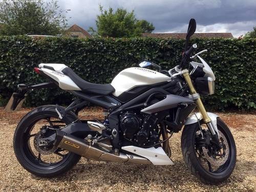 2015 Street Triple 675cc ABS + Extras For Sale