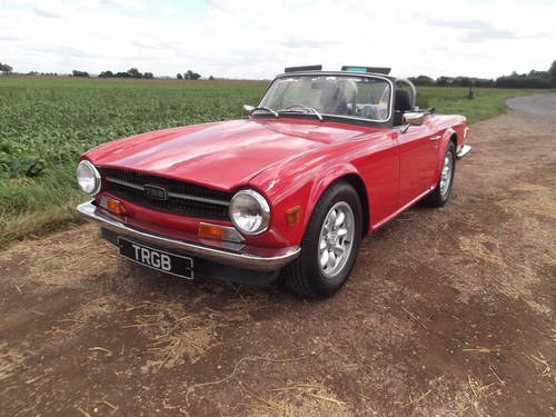 TR6 1972 150 BHP UK CAR WITH OVERDRIVE For Sale