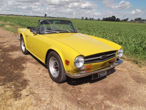TR6 1971 GENUINE UK 150 BHP CP SERIES MODEL WITH OVER DRIVE. SOLD