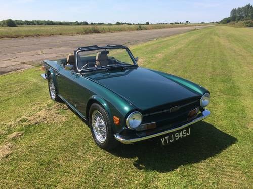 1970 150 bhp UK Triumph TR6 With Overdrive For Sale
