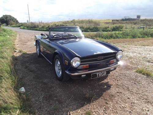 1974 TR6 ORIGINAL FUEL INJECTED CAR WITH OVERDRIVE SOLD