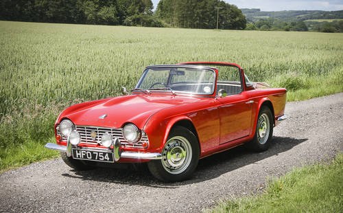 1962 Triumph TR4 Surrey Top For Sale by Auction