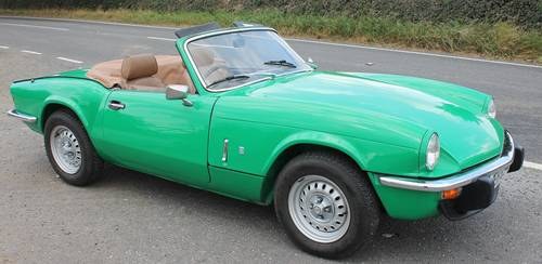 1975 Triumph Spitfire 1500 4000 Miles Chassis Up Restoration SOLD