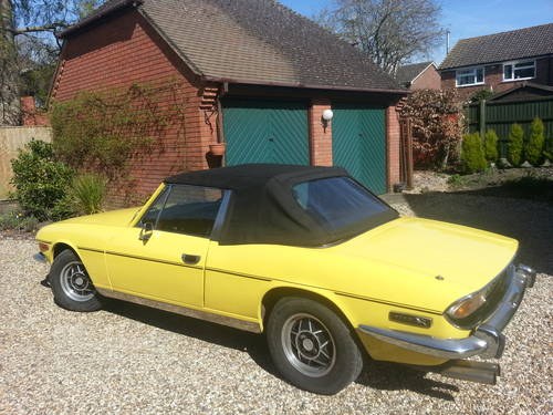 Reluctant sale of 1976 Triumph Stag For Sale