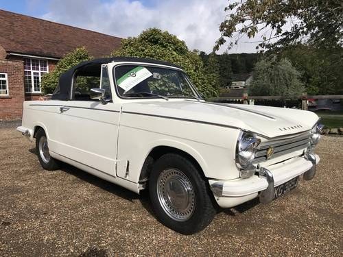 BUY NOW. PLEASE CALL. 1971 Triumph Herald 13/60 Convertible For Sale by Auction