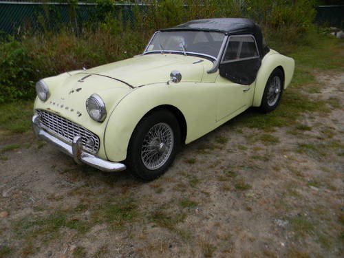 1960 Triumph TR3A  ... Stored 35 years , Free Shipping In vendita
