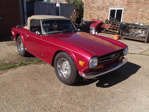 1973 PROJECT TR6 EX USA FOR SALE SOLD