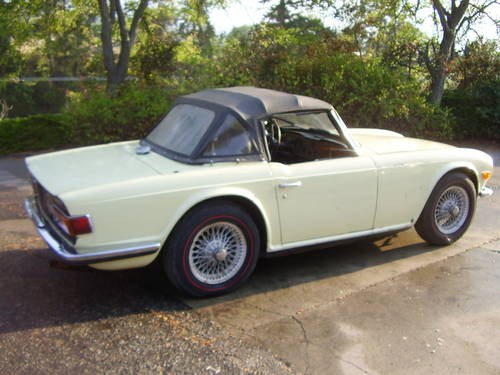 1969 TR6 - one of the first made - no rust!  SOLD