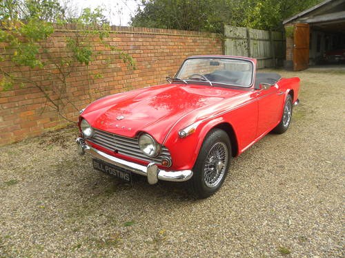 1966 TRIUMPH TR4A IRS.NUT AND BOLT REBUILD SOLD