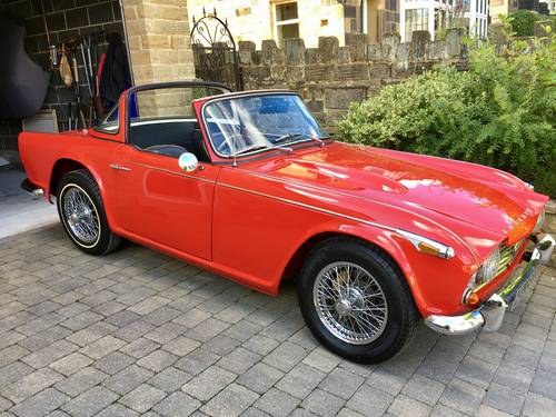 1966 Now Sold.    Historic British Registered TR4A For Sale