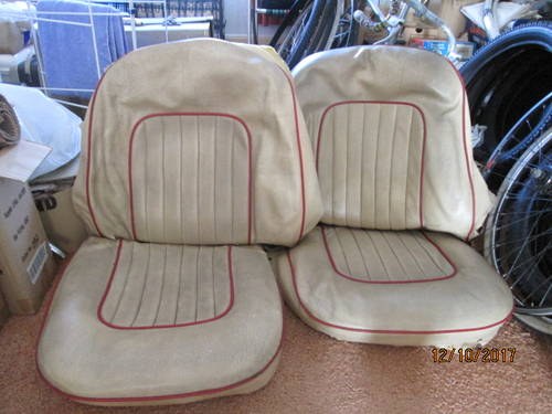 Triumph TR4A - Seat covers and foam SOLD
