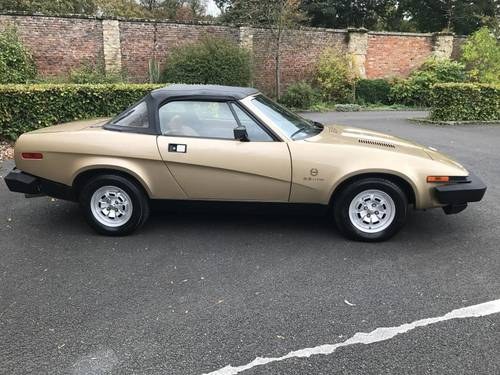 REMAINS AVAILABLE.. 1980 Triumph TR8 For Sale by Auction