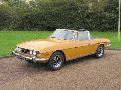1972 Triumph Stag 3.0 Manual At ACA 4th November  For Sale