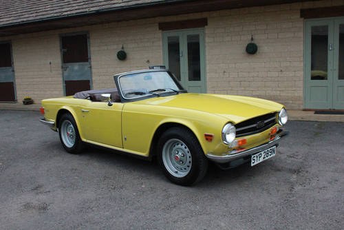 1974 TRIUMPH TR6 - ONLY 20,000 MILES - SOLD For Sale