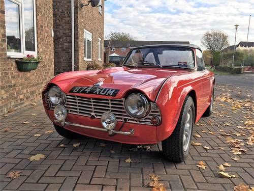 A fully restored 1962 Triumph TR4 SOLD MORE REQUIRED