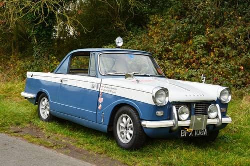 1961 Triumph Herald 1200 Coupe Historic Rally Car For Sale by Auction