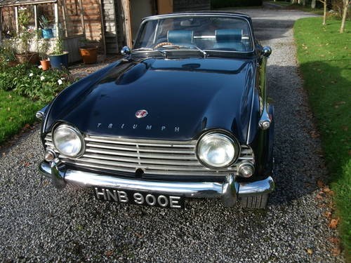 1967 Tr4A IRS Surrey top SOLD