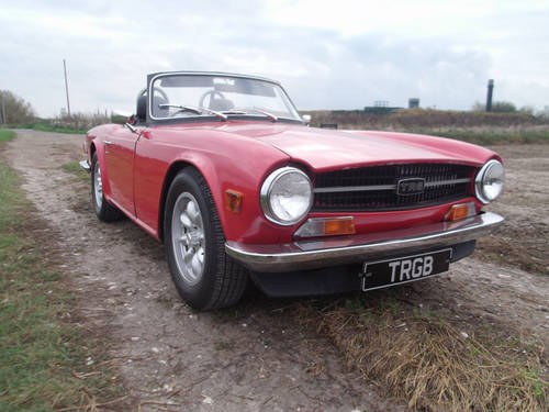 1972 TR6 150 BHP WITH OVERDRIVE SOLD